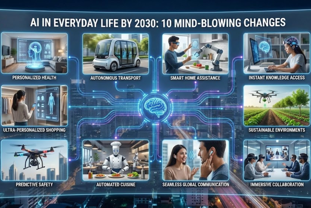 10 mind-blowing ways AI will change everyday life by 2030