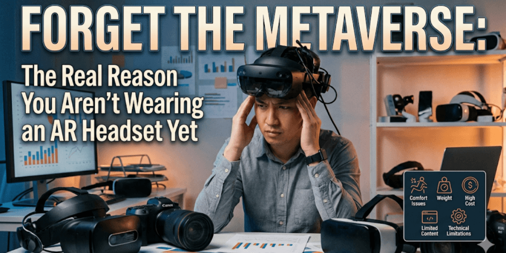 "Forget the Metaverse: The Real Reason You Aren’t Wearing an AR Headset Yet"