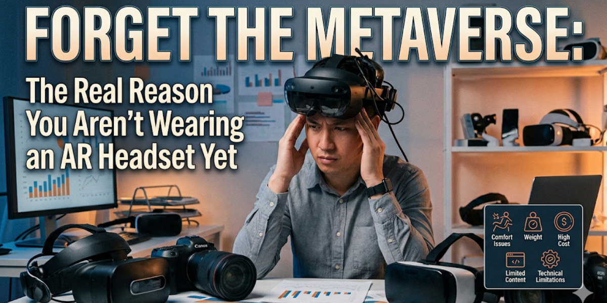 “Forget the Metaverse: The Real Reason You Aren’t Wearing an AR Headset Yet”