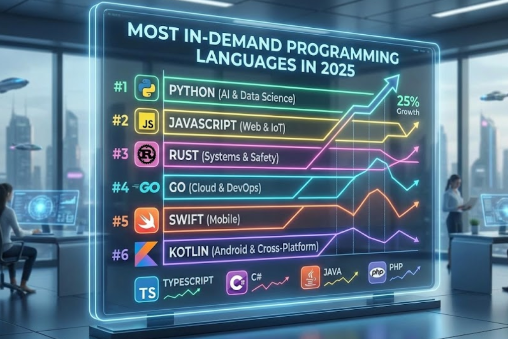 The Most In-Demand Programming Languages in 2025