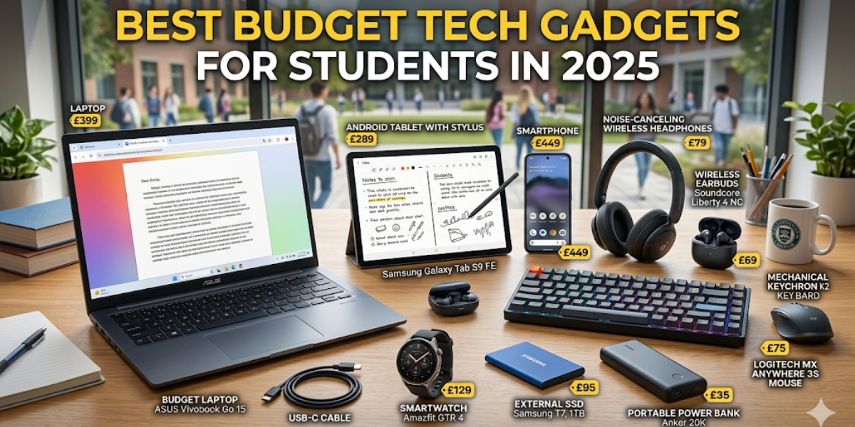 Best Budget Tech gadgets for students in 2025