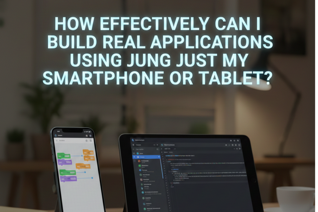how effectively can i build real applications using just my smartphone or tablet