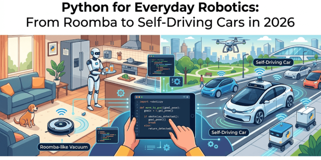 Python for Everyday Robotics: From Roomba to Self-Driving Cars in 2026