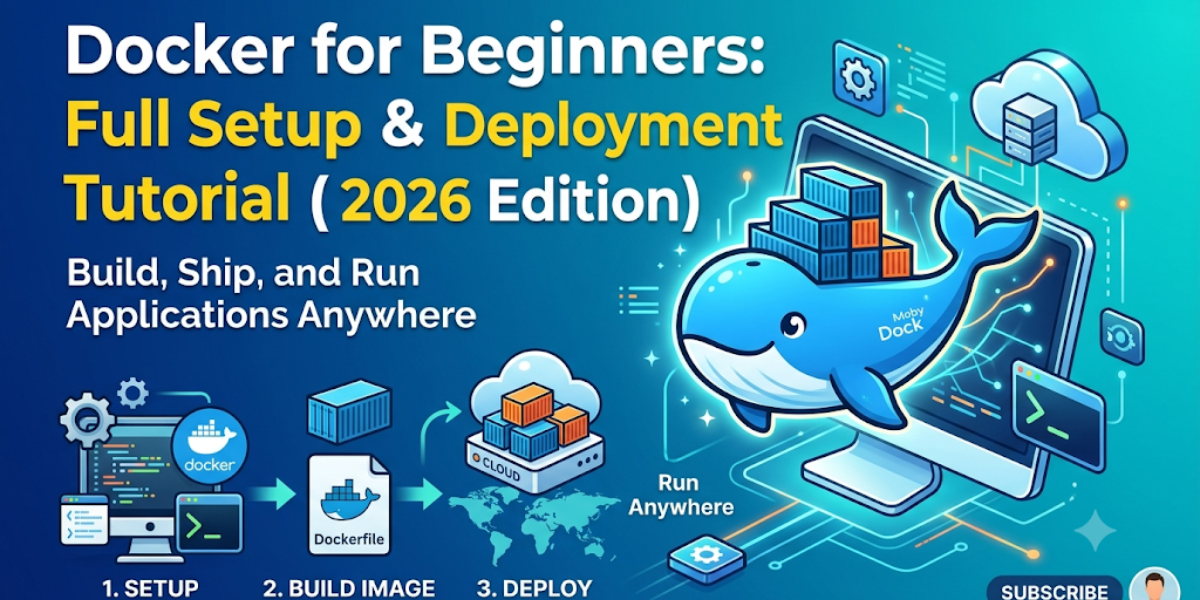 Docker for Beginners: Full Setup & Deployment Tutorial (2026 Edition)