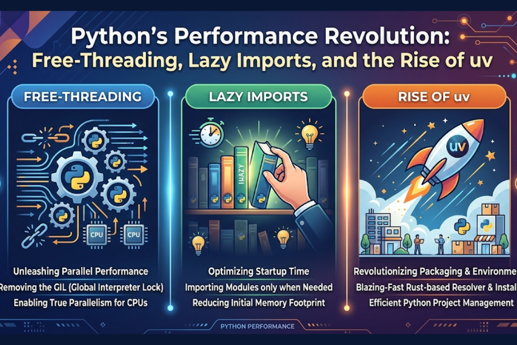 Python's Performance Revolution: Free-Threading, Lazy Imports, and the Rise of uv
