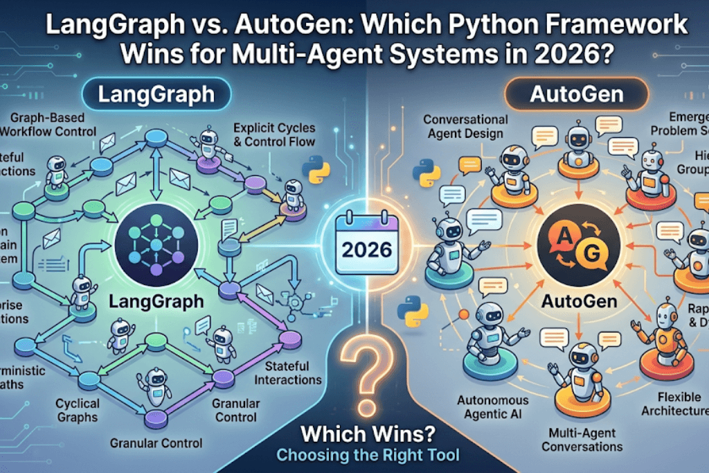 LangGraph vs. AutoGen: Which Python Framework Wins for Multi-Agent Systems in 2026?