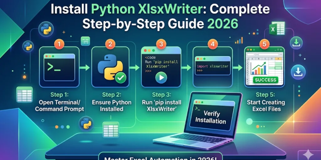 Install Python XlsxWriter: Complete Step-by-Step Guide 2026