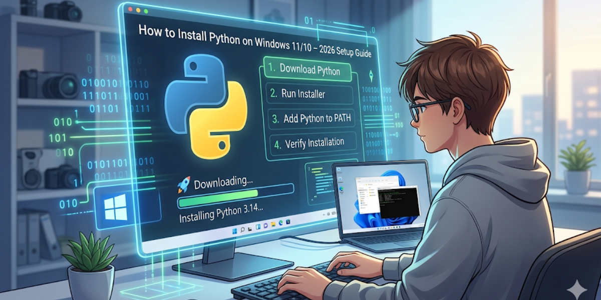 How to Install Python on Windows 11/10 – 2026 Setup Guide