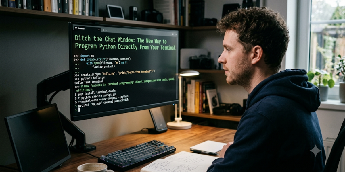“Ditch the Chat Window: The New Way to Program Python Directly From Your Terminal”