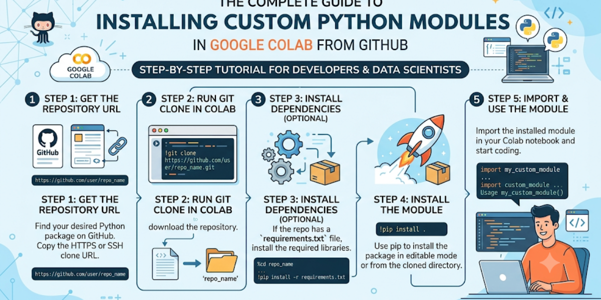The Complete Guide to Installing Custom Python Modules in Google Colab from GitHub