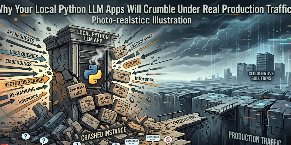 Why Your Local Python LLM Apps Will Crumble Under Real Production Traffic