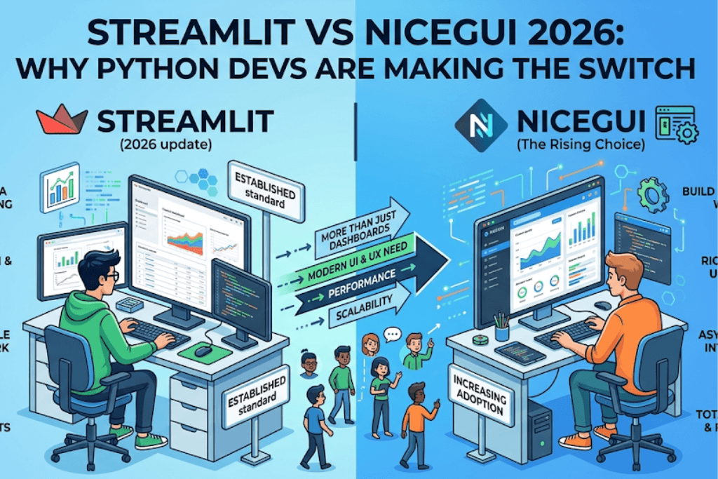 Streamlit vs NiceGUI 2026: Why Python Devs Are Making the Switch