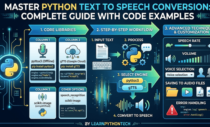 Master Python Text to Speech Conversion: Complete Guide with Code Examples