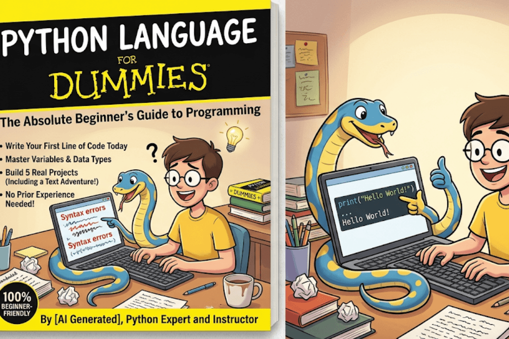 Python Language for Dummies: The Absolute Beginner’s Guide to programming