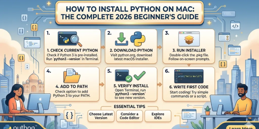How to Install Python on Mac: The Complete 2026 Beginner’s Guide