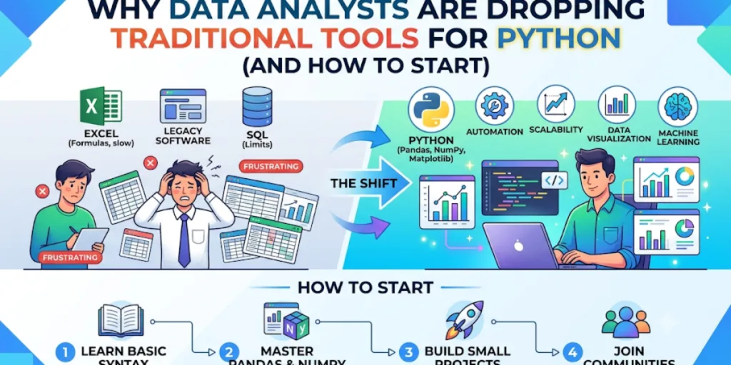 Why Data Analysts Are Dropping Traditional Tools for Python (And How to Start)