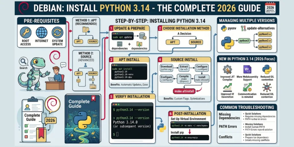 Debian Install Python 3.14: The Complete 2026 Guide