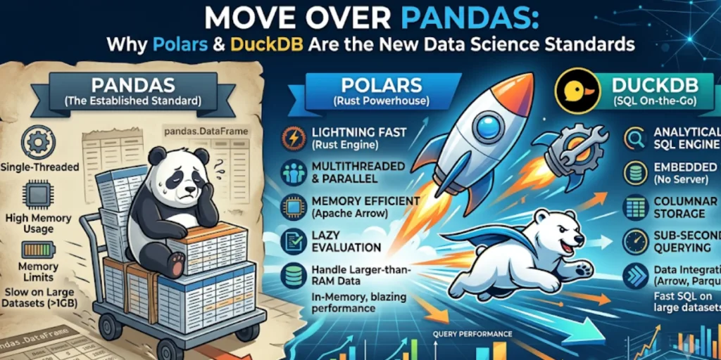 Move Over Pandas: Why Polars and DuckDB Are the New Data Science Standards