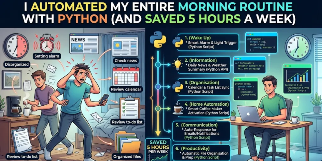 I Automated My Entire Morning Routine With Python (And Saved 5 Hours a Week)