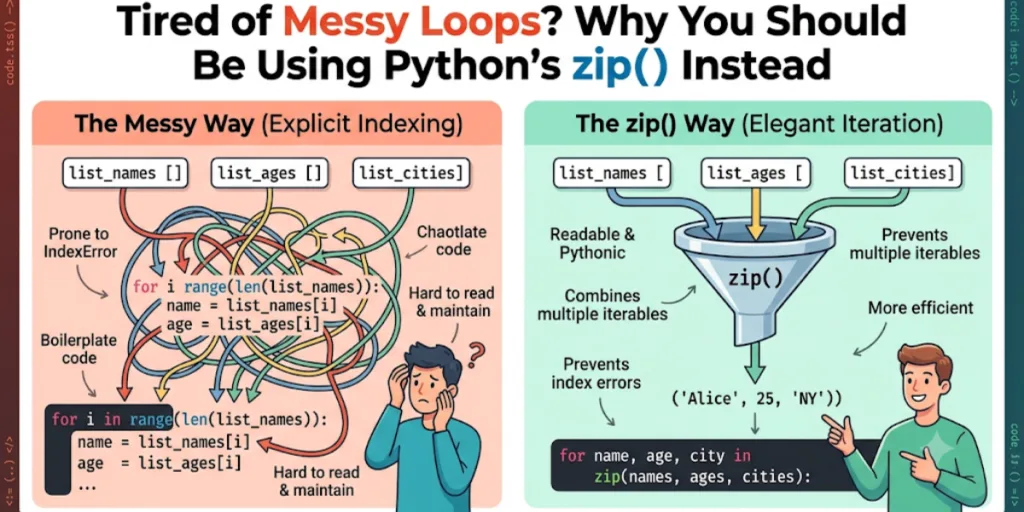 Tired of Messy Loops? Why You Should Be Using Python’s zip() Instead