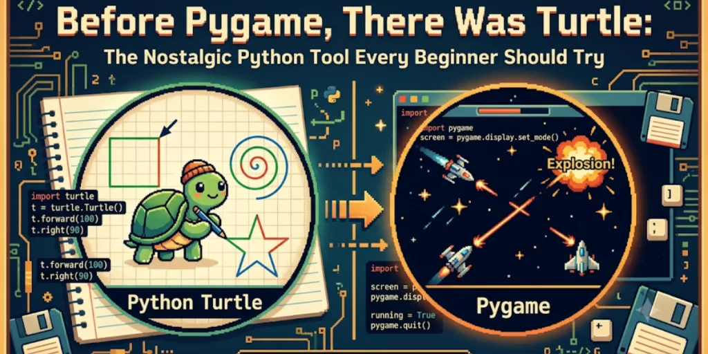 Before Pygame, There Was Turtle: The Nostalgic Python Tool Every Beginner Should Try