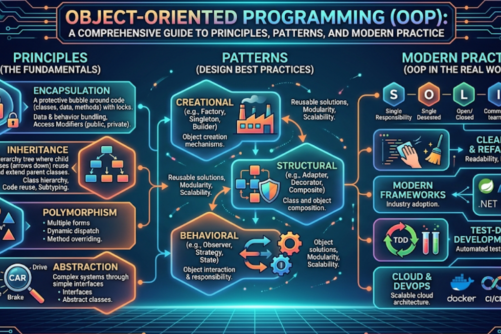Object-Oriented Programming (OOP): A Comprehensive Guide to Principles, Patterns, and Modern Practice