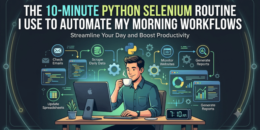 "The 10-Minute Python Selenium Routine I Use to Automate My Morning Workflows"