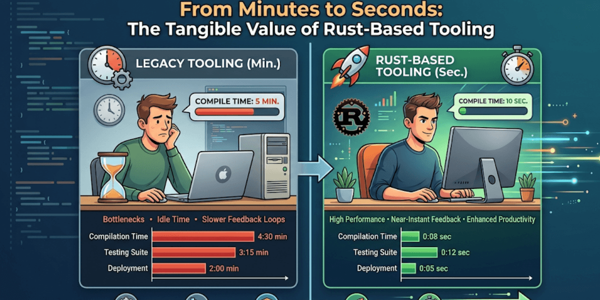 From Minutes to Seconds: The Tangible Value of Rust-Based Tooling From Minutes to Seconds: The Tangible Value of Rust-Based Tooling