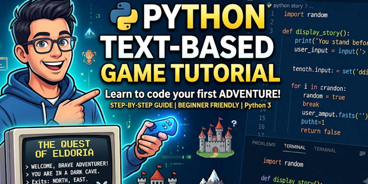 Python Text-Based Game Tutorial Python Text-Based Game Tutorial